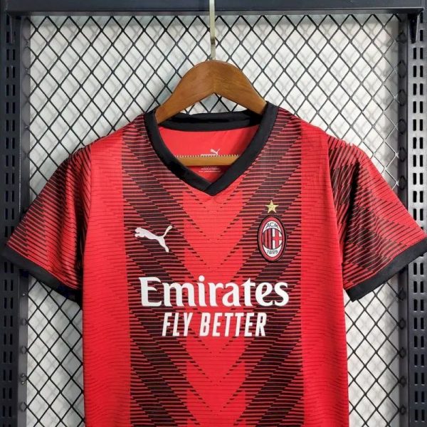Ac Milan 2023/24 Home Kids Kit - Image 2