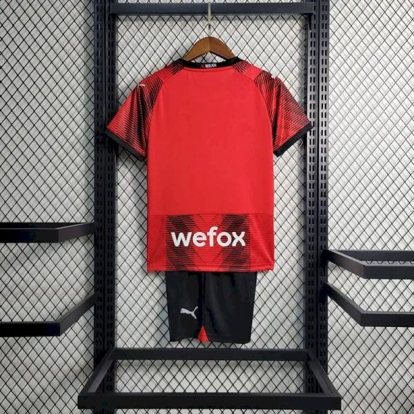 Ac Milan 2023/24 Home Kids Kit - Image 12
