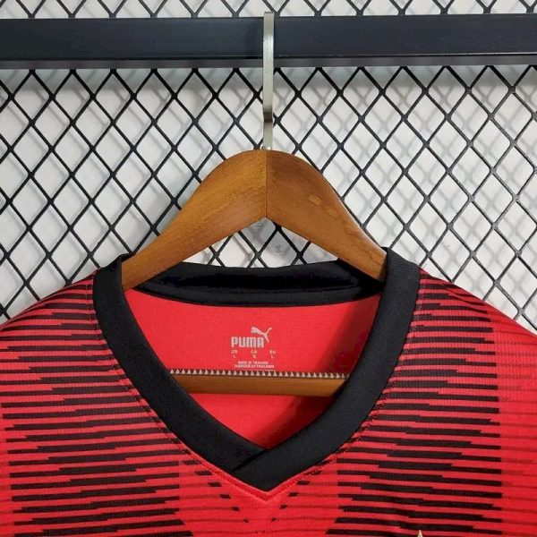 Ac Milan 2023/24 Home Long Sleeves Jersey - Image 6