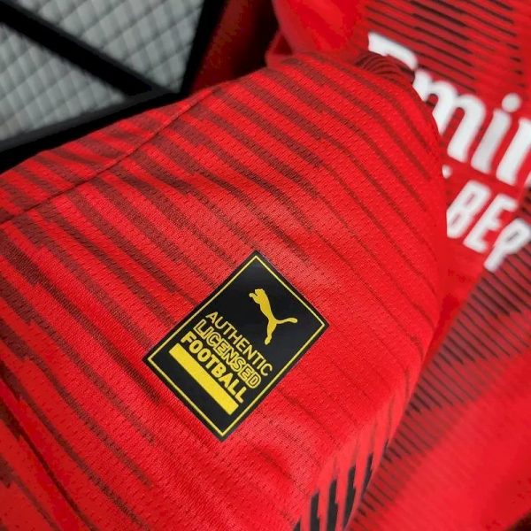 Ac Milan 2023/24 Home Long Sleeves Jersey - Image 10