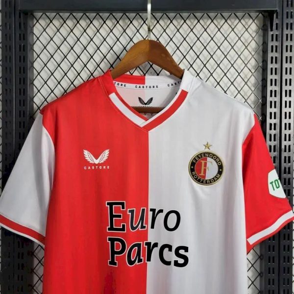 Feyenoord Rotterdam 2023/24 Home Jersey - Image 7