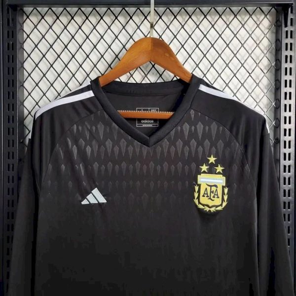 Argentina 2023/24 Black Long Sleeves Jersey - Image 2