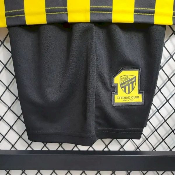 Al-Ittihad Fc 2023/24 Home Kids Kit - Image 3
