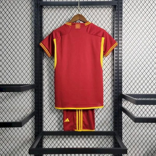 As Roma 2023/24 Home Kids Kit - Image 2