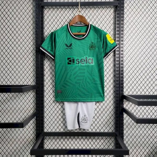 Newcastle United 2023/24 Away Kids Kit