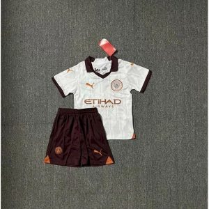 Manchester City 2023/24 Home Kids Kit