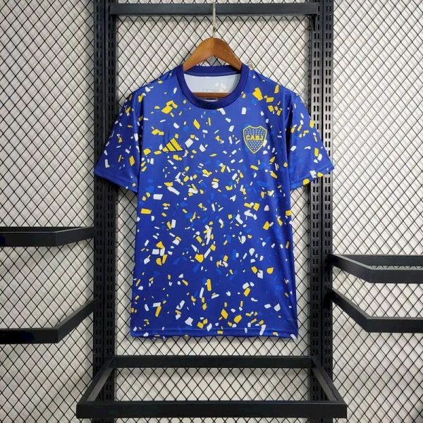 Boca Juniors 2023/24 Pre-Match Training Jersey - Image 2