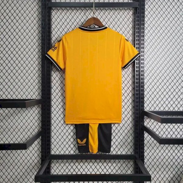 Wolves 2023/24 Home Kids Kit - Image 5