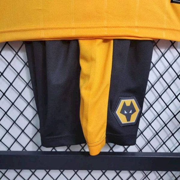 Wolves 2023/24 Home Kids Kit - Image 7