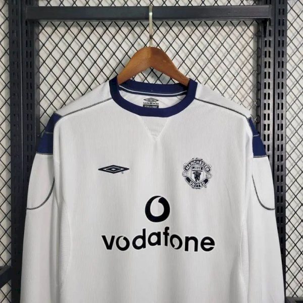 Manchester United 2000/01 Away Long Sleeves Retro Jersey - Image 2
