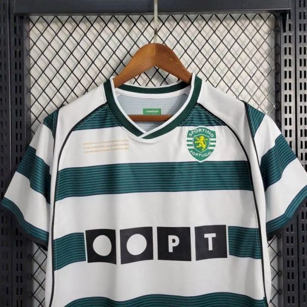 Sporting Cp 2000 Home Retro Jersey - Image 8