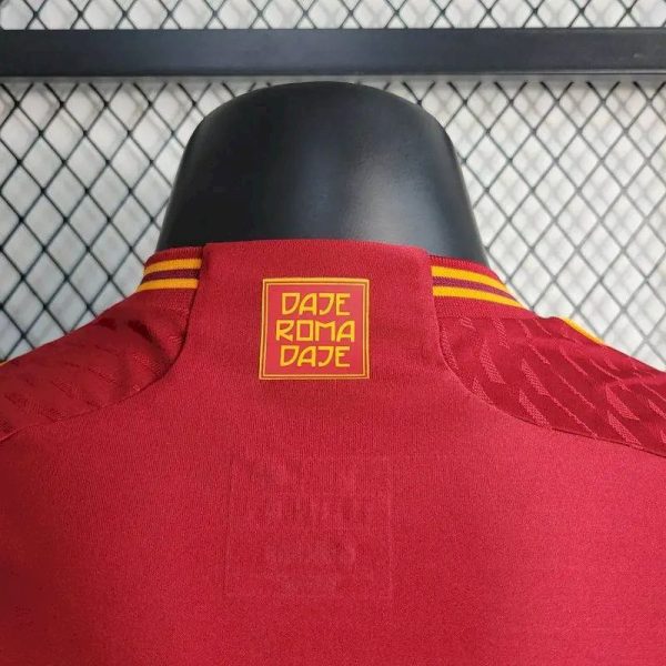 As Roma 2023/24 Home Jersey Player Version - Image 7