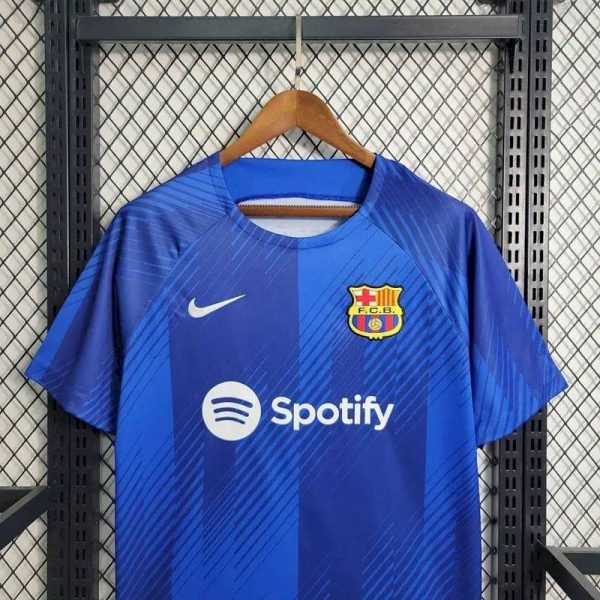 Barcelona 2023/24 Pre-Match Training Jersey - Image 4