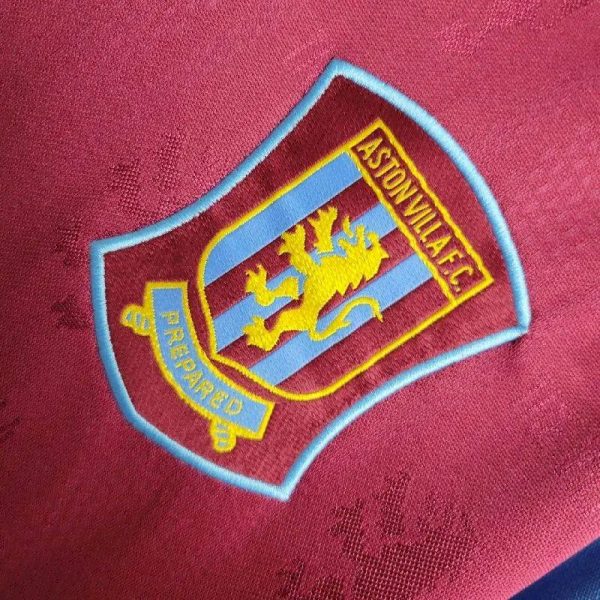 Aston Villa 1995/96 Home Retro Jersey - Image 4