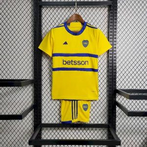 Boca Juniors 2023/24 Away Kids Kit