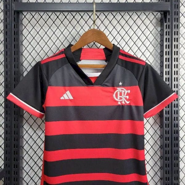 Flamengo 2024/25 Home Kids Kit - Image 2