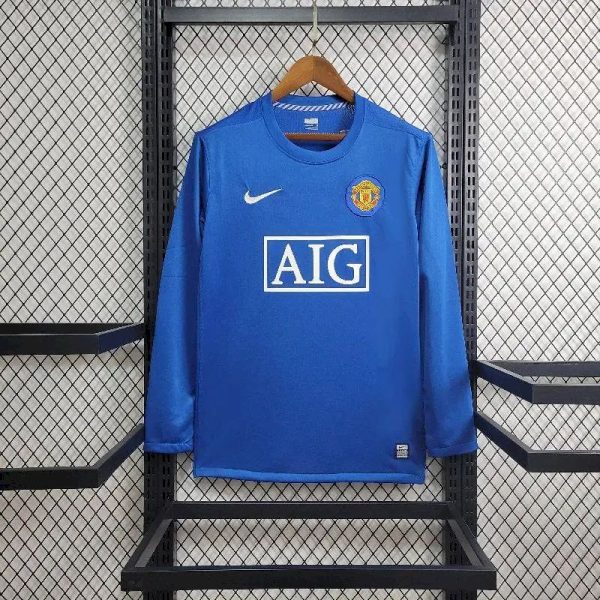 Manchester United 2008/09 Third Long Sleeves Retro Jersey