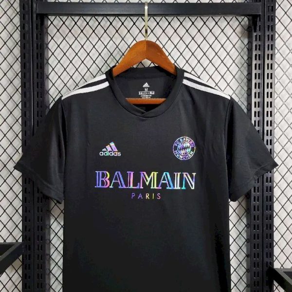 Bayern Munich 2024/25 Balmain Co-Branded Edition T-Shirt - Image 2