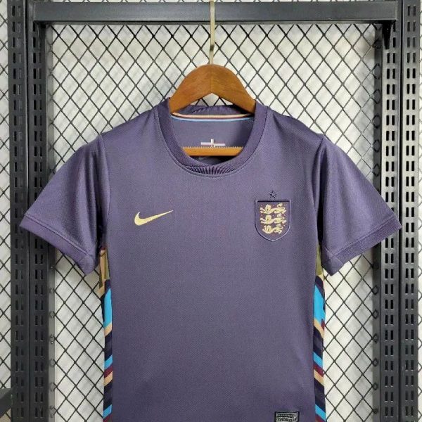 England 2024/25 Euro Away Kids Kit - Image 2