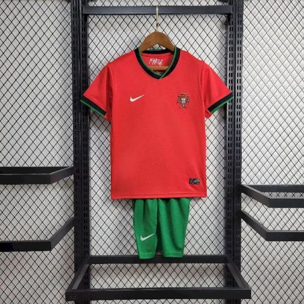Portugal 2024/25 Euro Home Kids Kit - Image 10