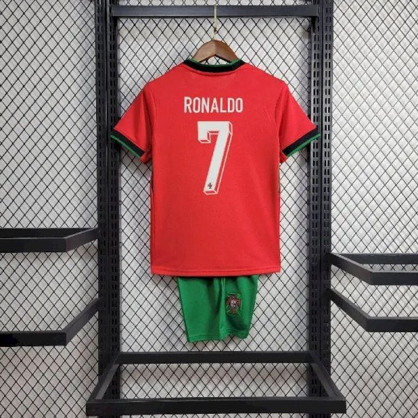 Portugal 2024/25 Euro Home Kids Kit - Image 7