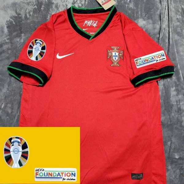 Portugal 2024/25 Euro Home Kids Kit - Image 8