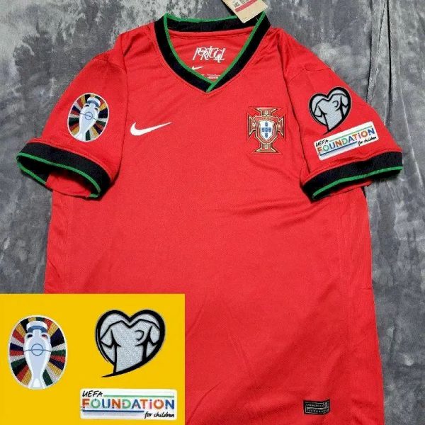 Portugal 2024/25 Euro Home Kids Kit - Image 9