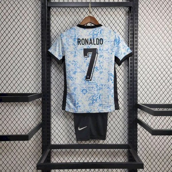Portugal 2024/25 Euro Away Kids Kit - Image 9