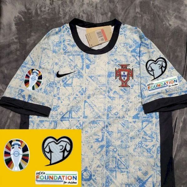 Portugal 2024/25 Euro Away Kids Kit - Image 4