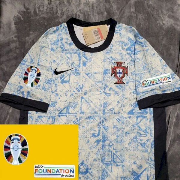 Portugal 2024/25 Euro Away Kids Kit - Image 3