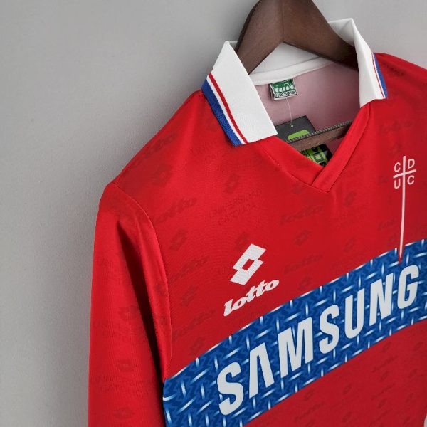 Universidad Catolica 1996 Away Long Sleeves Retro Jersey - Image 6