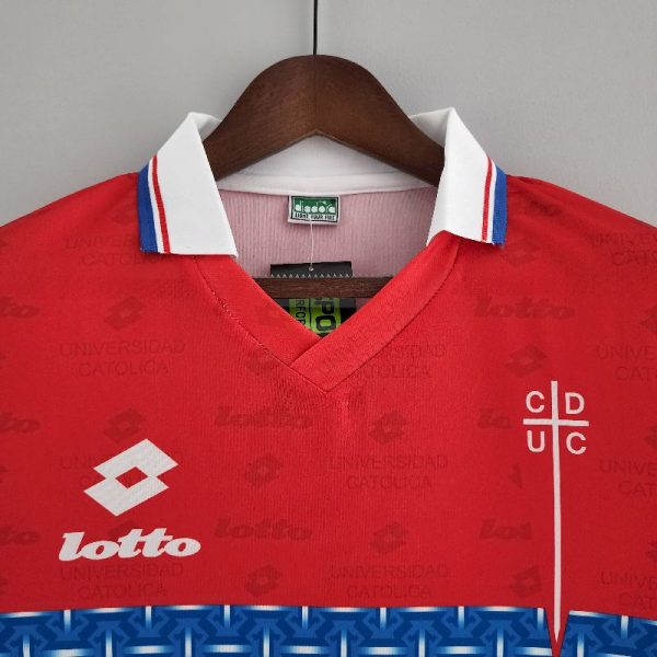 Universidad Catolica 1996 Away Long Sleeves Retro Jersey - Image 3