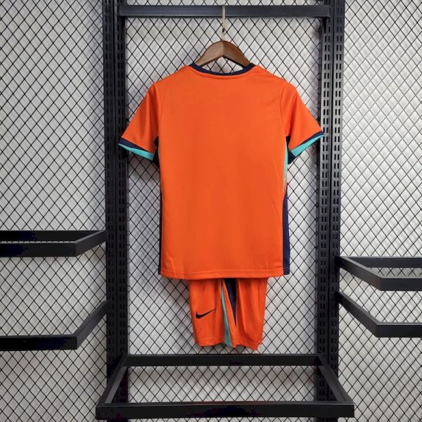 Netherlands 2024-25 Euro Home Kids Kit - Image 2