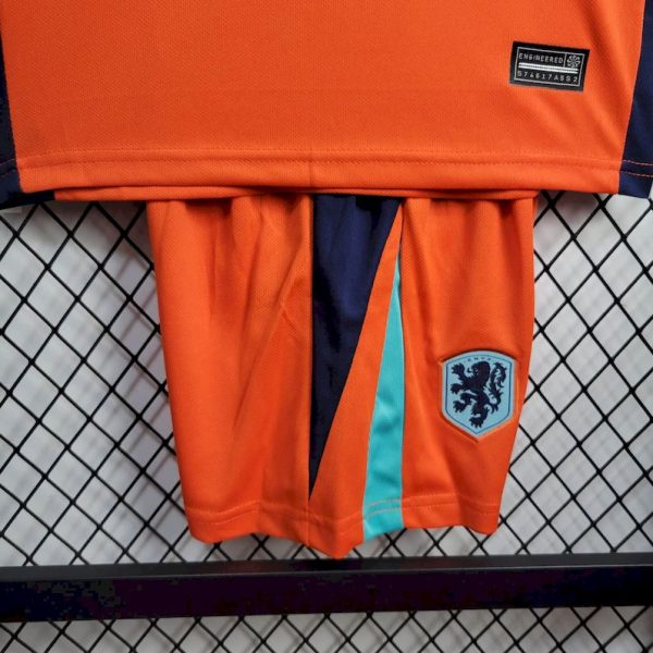 Netherlands 2024-25 Euro Home Kids Kit - Image 7