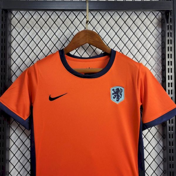 Netherlands 2024-25 Euro Home Kids Kit - Image 4