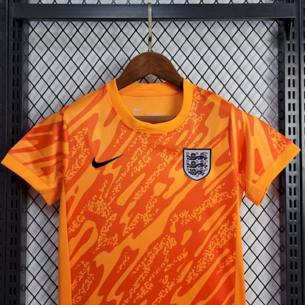 England 2024/25 Euro Goalkeeper Jersey Kids Kit - Image 7