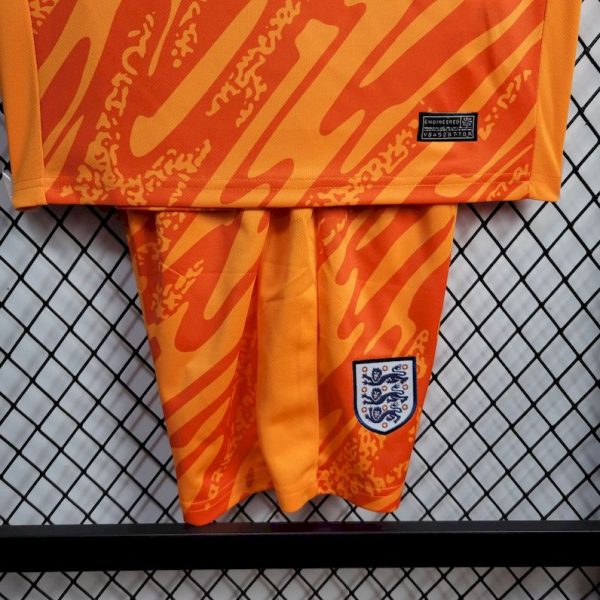 England 2024/25 Euro Goalkeeper Jersey Kids Kit - Image 6