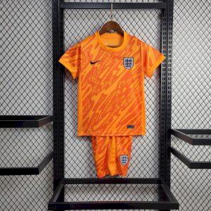 England 2024/25 Euro Goalkeeper Jersey Kids Kit