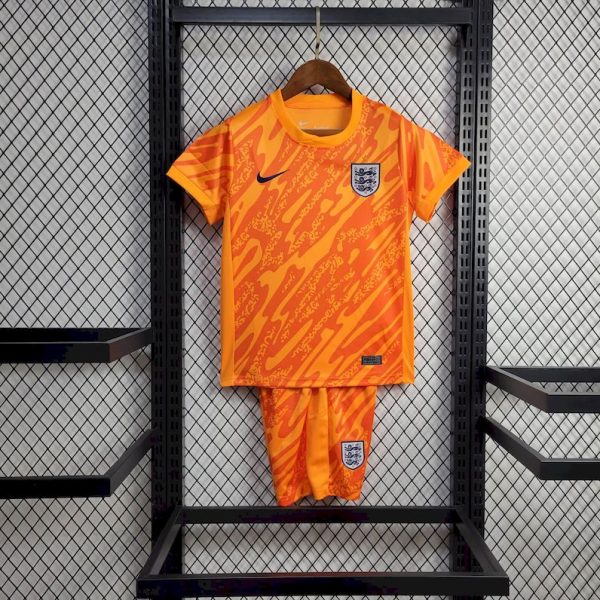 England 2024/25 Euro Goalkeeper Jersey Kids Kit