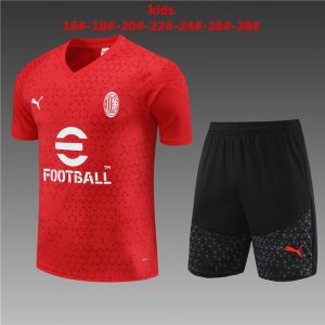 AC Milan 2023/24 Training Kids Jersey+Short 14001