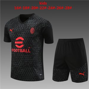 AC Milan 2023/24 Training Kids Jersey+Short 14001