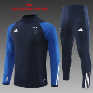 Algeria 2023/24 Half-Zip Kids Sweater+Pant 14001
