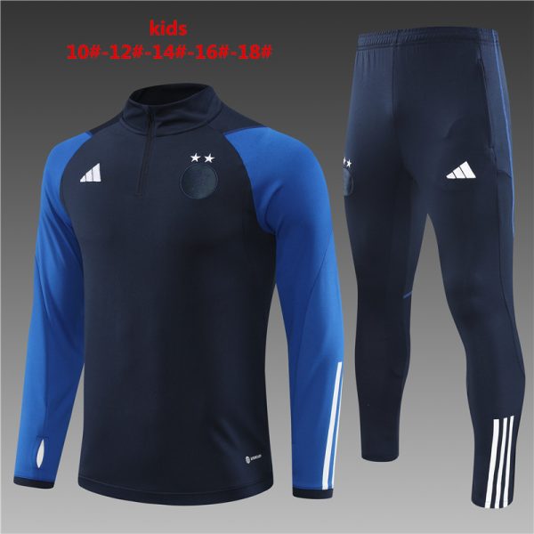 Algeria 2023/24 Half-Zip Kids Sweater+Pant 14001