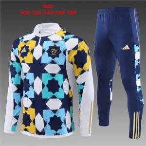 Algeria 2023/24 Half-Zip Kids Sweater+Pant 14001