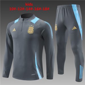 Algeria 2023/24 Half-Zip Kids Sweater+Pant 14001