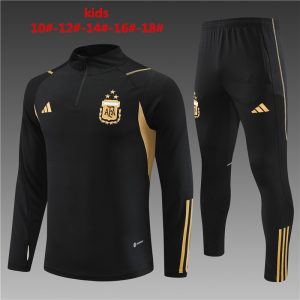 Algeria 2023/24 Half-Zip Kids Sweater+Pant 14001