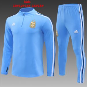 Algeria 2023/24 Half-Zip Kids Sweater+Pant 14001