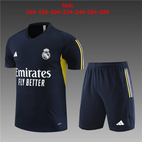 Real Madrid 2023/24 Training Kids Jersey+Short 14001