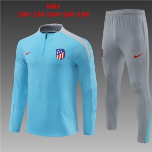 Atletico Madrid 2023/24 Half-Zip Kids Sweater+Pant 14001
