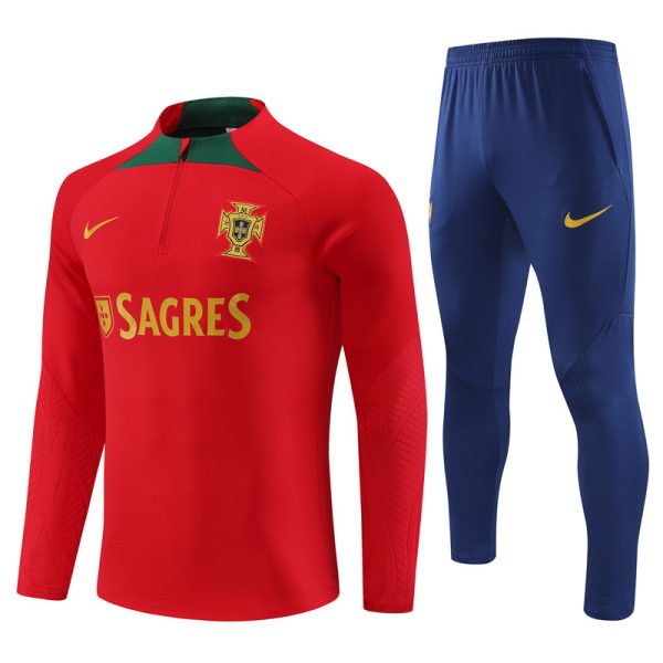 Portugal 2024/25 Half-Zip Adult Sweater+Pant 14001 - Image 4